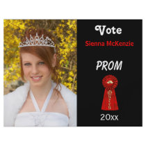 Vote me for Prom Queen (Red) Custom Flyer