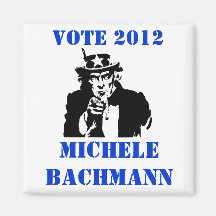 VOTE MICHELE BACHMANN 2012 MAGNET