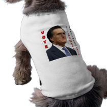 Vote Mitt Romney 2012 Dog Shirt