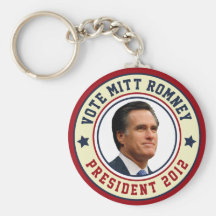 Vote Mitt Romney For President 2012 Key Chains