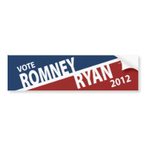 Vote Mitt Romney Paul Ryan 2012 Bumper Sticker bumper stickers