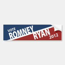 Vote Mitt Romney Paul Ryan 2012 Bumper Sticker
