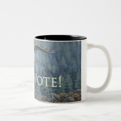Vote! Mug by Laura_Regan_Artist