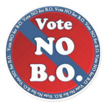 Vote No for B.O. stickers