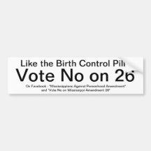 Vote No on 26 Bumper Stickers