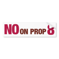 Vote No on California Proposition 8 bumper stickers by noprop8 Vote No on California Proposition 8 bumper stickers