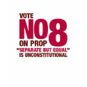 Vote No on California Proposition 8 t-shirts by noprop8 Vote No on California Proposition 8 t-shirts