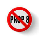 Vote No on Prop 8 Button
