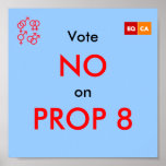 Vote NO on PROP 8 Posters