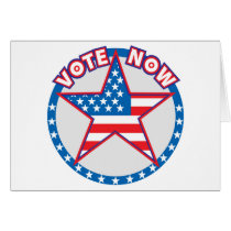 Vote Now Star cards