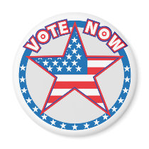 Vote Now Star magnets
