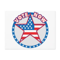 Vote Now Star postcards