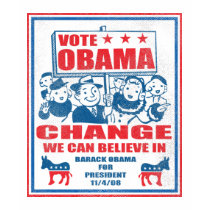 Vote Obama '08 t-shirts