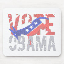 Vote Obama 2012 mousepads