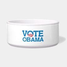 VOTE OBAMA 2012 - -.png Dog Water Bowl