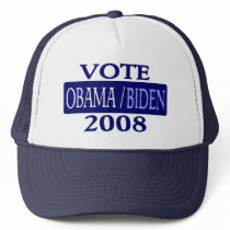 VOTE OBAMA BIDEN 2008 hats