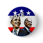Vote Obama Biden in 2008 Pin