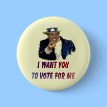 Vote Obama Button