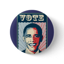 VOTE OBAMA buttons by obamashirts VOTE OBAMA buttons