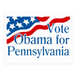 Vote Obama for Pennsylvania Post Card