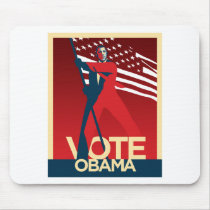 Vote Obama Mousepads