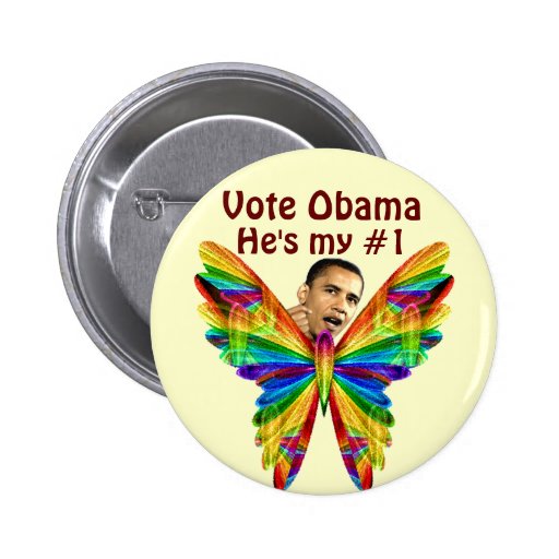 Vote Obama_ Pin