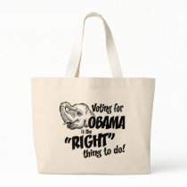 Vote Obama Right Thing Tote Bag by VoteChange Vote Obama Right Thing Tote Bag
