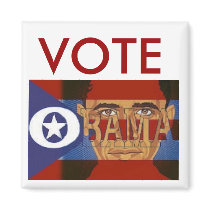 Vote Obama Square Magnet by elfyboy Vote Obama Square Magnet