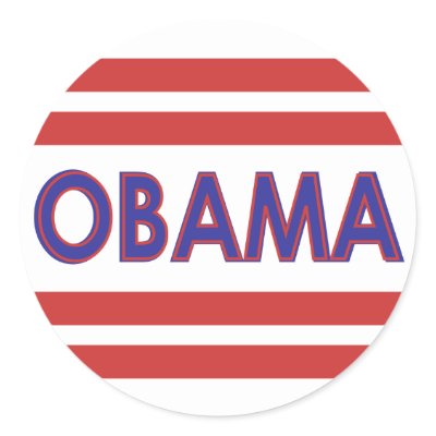 Vote Obama! Sticker by chmayer