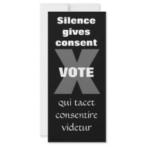 Vote Rackcard Rack Card Design