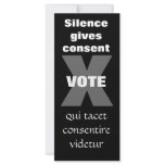 Vote Rackcard Rack Card Design