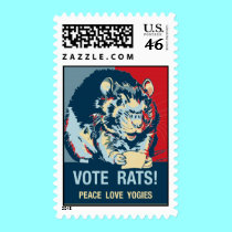 Vote Rats Postage stamps