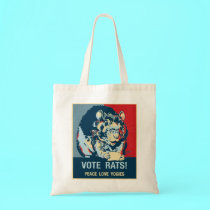 Vote Rats Tote bags
