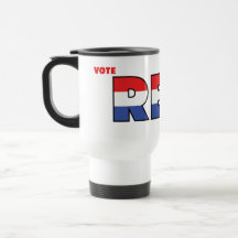 Vote Reid 2010 Elections Red White and Blue Coffee Mugs