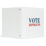 VOTE REPUBLICAN 2012 VINYL BINDERS