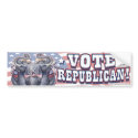 Vote Republican Bumper Sticker bumper stickers