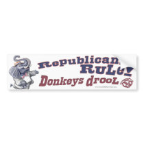 Vote Republican Bumper Sticker bumper stickers by GrandOldPartyGear Vote Republican Bumper Sticker bumper stickers