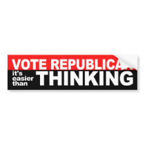 Vote Republican Bumper Sticker bumper stickers