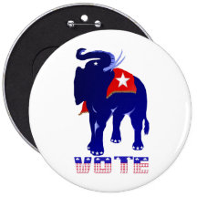Vote Republican Button