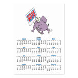 vote republican elephant cartoon business cards
