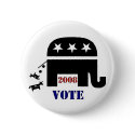 VOTE REPUBLICAN IN 2008 ROUND BUTTON by SMOKEY245 VOTE REPUBLICAN IN 2008 ROUND BUTTON