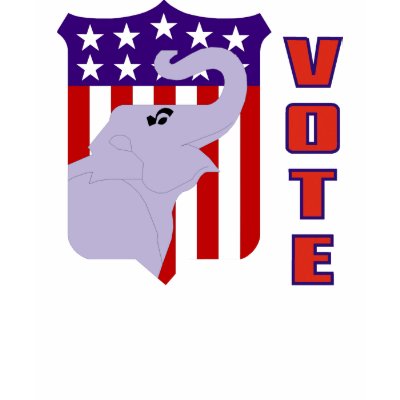 Vote Republican T-Shirt by QGraphics