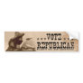 Vote Republican Vintage 2nd Amendment Bumper Sticker