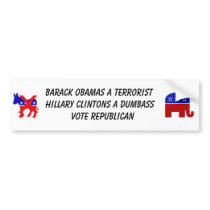 Vote Reublican bumper stickers