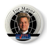 Vote Rev Billy 4-inch Pin buttons