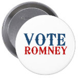 VOTE ROMNEY 2012 PINBACK BUTTONS