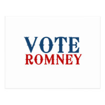 VOTE ROMNEY 2012 postcards
