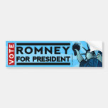Vote Romney for President Liberty Bumper Sticker