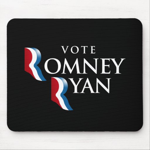 VOTE ROMNEY RYAN AMERICA -.png Mouse Pad