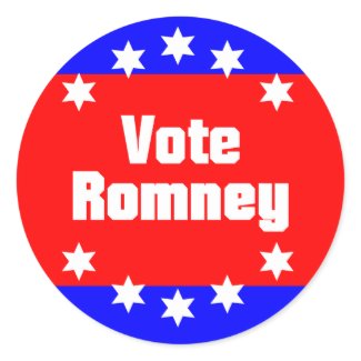 Vote Romney sticker